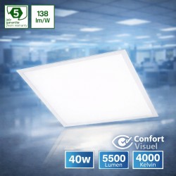 Dalle LED OSRAM 600 X 600 36W 4000K lumière blanche