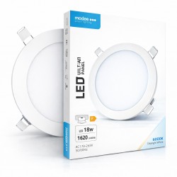 Panneau LED Encastrable Rond 18W Ø220 mm – 1620 lm – 6000K Blanc Froid – Qualité Premium – MODEE A2