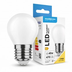 LED Filament Lampe E27 G45 4W 2700K Warmweiß Opalglas 470 Lumen 360°