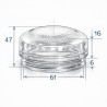 Glas-sichtfenster backofen pizza MORETTI