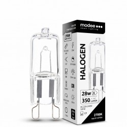 Bombilla halógena G9 28W