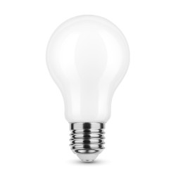 Ampoule LED Filament Milky A60 E27 8W 4000K 1055 lm Strasselec