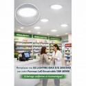 Panel LED Empotrable Redondo 18W 4000K 1620lm – Reemplazo GE BIAX D/E 26W/840 F26DBX/840/4P – Corte 205 mm