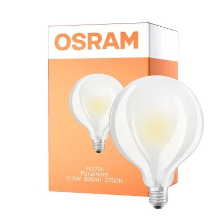 Lamp OSRAM Parathom Globe G95 Filament E27 6,5W (60W) 827