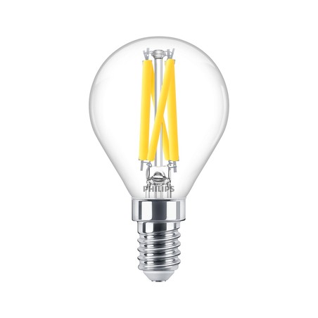 Bombilla LED de filamento Philips LEDluster E14, aspecto incandescente