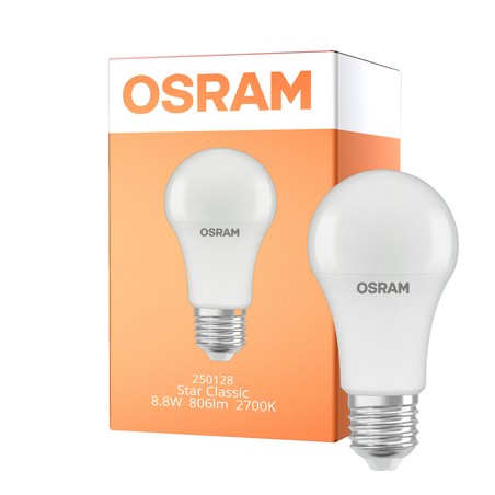 Lamp LED Osram Sensor Classic E27 9W (60W) Daylight Sensor