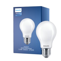 Bulb filament Philips Master Value E27 5,9W (60W) 927