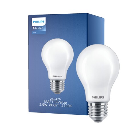 Bulb filament Philips Master Value E27 5,9W (60W) 927