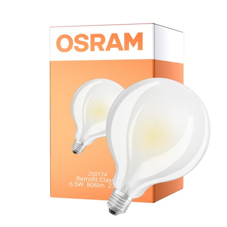 Lamp Osram LEDstar Globe Ø95 E27 7W (60W) 827