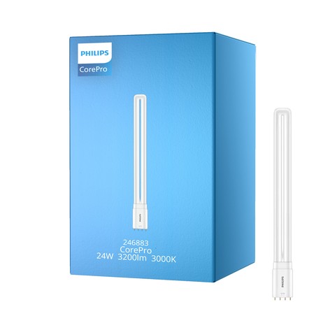 PL-L-LED-Lampe Philips CorePro 2G11 24W (55W) 830