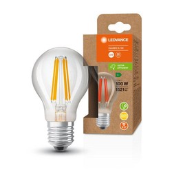 Ampoule LED LEDVANCE Filament Globe G125 klar Performanc E27