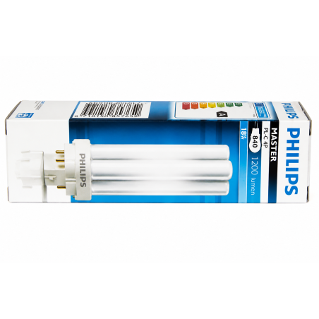 PHILIPS MASTER PL-C 18W/840/4P 4 000K G24q-2 CFL
