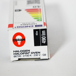 Halogenlampe G9 40W 230V Pizzaofen 500°C MORETTI STRASSELEC