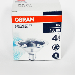 HALOSPOT 70 BA15d 12V 20W 24° Warmweiß – OSRAM
