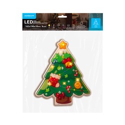 LED-kerstraamdecoratie op batterijen Modee C4004 (6 LED, 165x190x10mm)