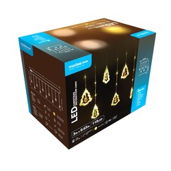 Décoration LED de Noël sur secteur Modee C3004 (110LED/3m) blanc chaud