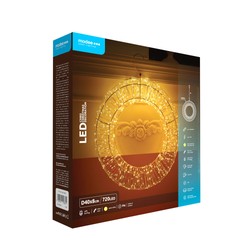 Décoration LED de Noël sur secteur Modee C5002 IP44 (720 LED, D400x80mm) blanc chaud