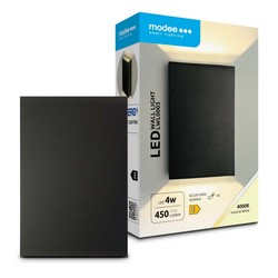 LED-Wandleuchte Modee (LWL0003) 4W IP65 83x123x30mm (450 lm)
