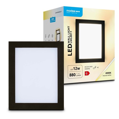 Настенный светодиодный светильник Modee (LWL0011) 12W IP65 160x108x130mm (880 lm)