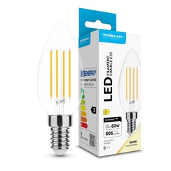 LED-filamentkaarslamp Modee C35 5,9W E14 360° 4000K (806 lm) dimbaar