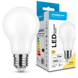 LED-filamentlampa opal Modee A60 8W E27 360° 2700K (1055 lm)