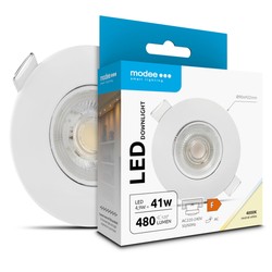 LED-downlight Modee 4,9W 4000K IP20 D90xH22mm (480 lm) wit