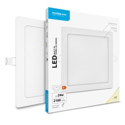 Pannello LED quadrato da incasso Modee serie A2 24W 4000K (2160 lm)