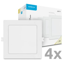 Kvadratisk infälld LED-panel Modee serie P 12W 4000K (1320 lm) P4