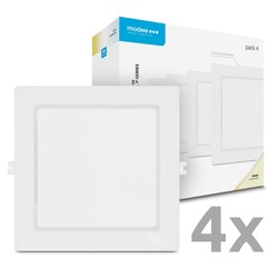 Dalle LED carrée encastrable Modee série P 18W 4000K (1980 lm) P4