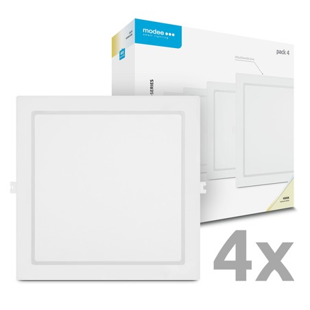 Kvadratisk infälld LED-panel Modee serie P 24W 4000K (2640 lm) P4