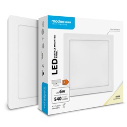 Painel LED quadrado de superfície Modee série A2 6W 4000K (540 lm)
