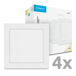 Square surface-mounted LED panel Modee series P 18W 4000K (1980 lm) P4