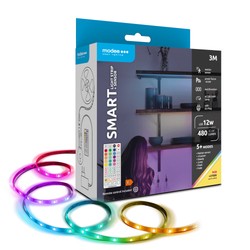 Ταινία LED με τηλεχειριστήριο Modee 12W IP20 με αισθητήρα 2700K+RGB (280 lm) 3M