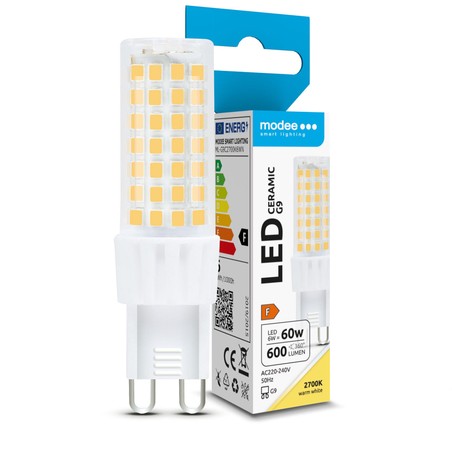 Capsule LED G9 céramique Modee 6W 2700K (600 lm)