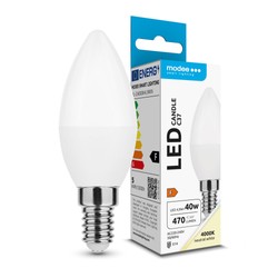 Candle LED bulb Modee C37 4,9W E14 200° 4000K (470 lm)