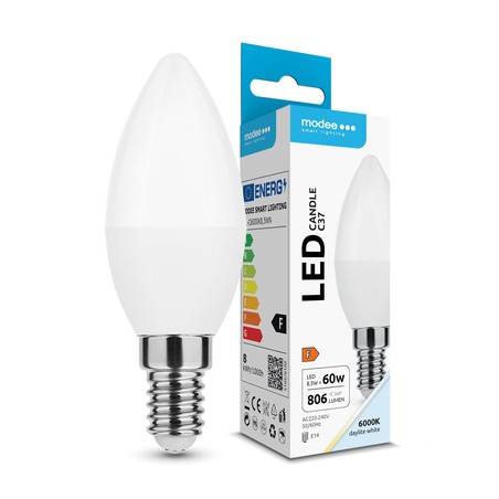 Ampoule LED flamme Modee 8,5W E14 360° 6000K (806 lm)