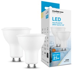 Светодиодная лампа-спот алюминий-пластик Modee 2.8W GU10 110° 6000K (250 lm) B2