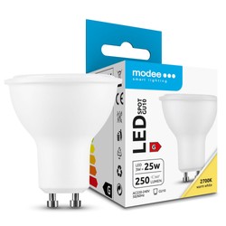 Spot LED alu-plastique Modee 3W GU10 110° 2700K (250 lm)