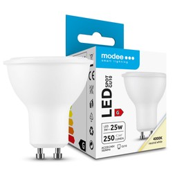 Żarówka punktowa LED aluminium-tworzywo Modee 3W GU10 110° 4000K (250 lm)