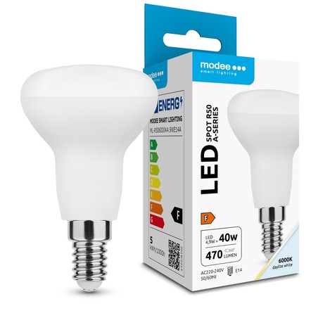 Ampoule LED réflecteur R50 Modee 4,9W E14 110° 6000K (470 lm) série A