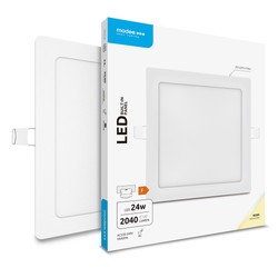 Pannello LED quadrato da incasso Modee 24W 4000K (2040 lm) serie A