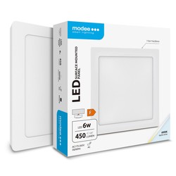 Kwadratowy panel LED natynkowy Modee 6W 6000K (450 lm) seria A