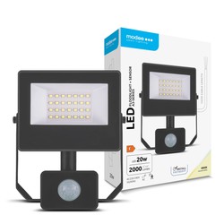 LED floodlight Modee series A3 with sensor 20W 120° 4000K (2000 lm)