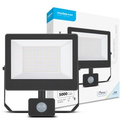 LED floodlight Modee series A3 with sensor 50W 120° 6000K (5000 lm)