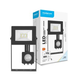 Projetor LED Modee série E com sensor 10W 120° 6000K (800 lm)