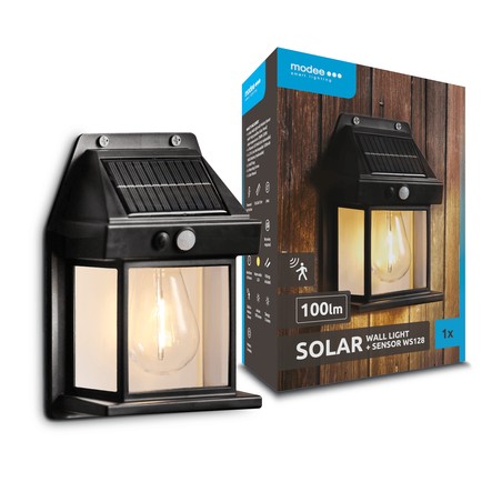 Aplique solar LED Modee WS128 com sensor