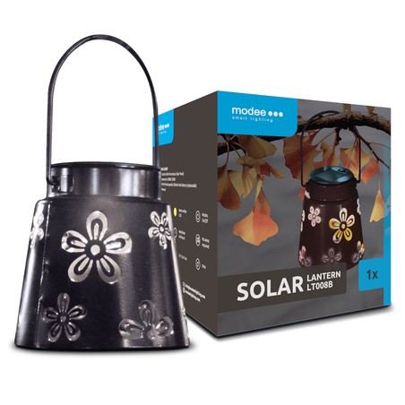 Solar-ledtuinlamp Modee LT008B (H11xD11,5cm) zwart