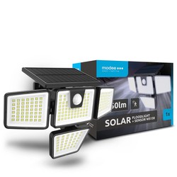 Projecteur solaire LED Modee WS138 à détecteur (750 lm)