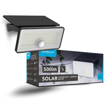 Naświetlacz solarny LED Modee WS139 z czujnikiem (500 lm)