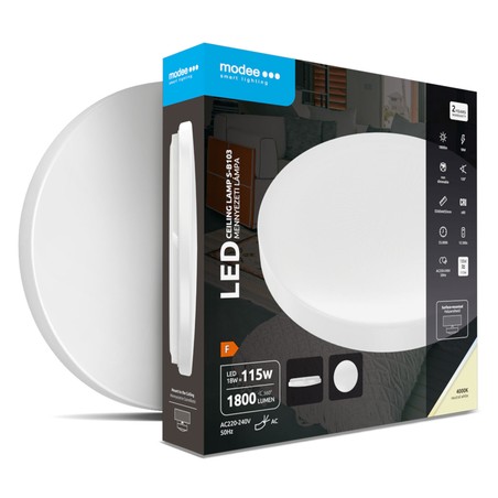 Потолочный светодиодный светильник Modee 18W 4000K D260x65mm S-B103 (1800 lm)